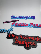 Load image into Gallery viewer, Nameplates/ watermarks