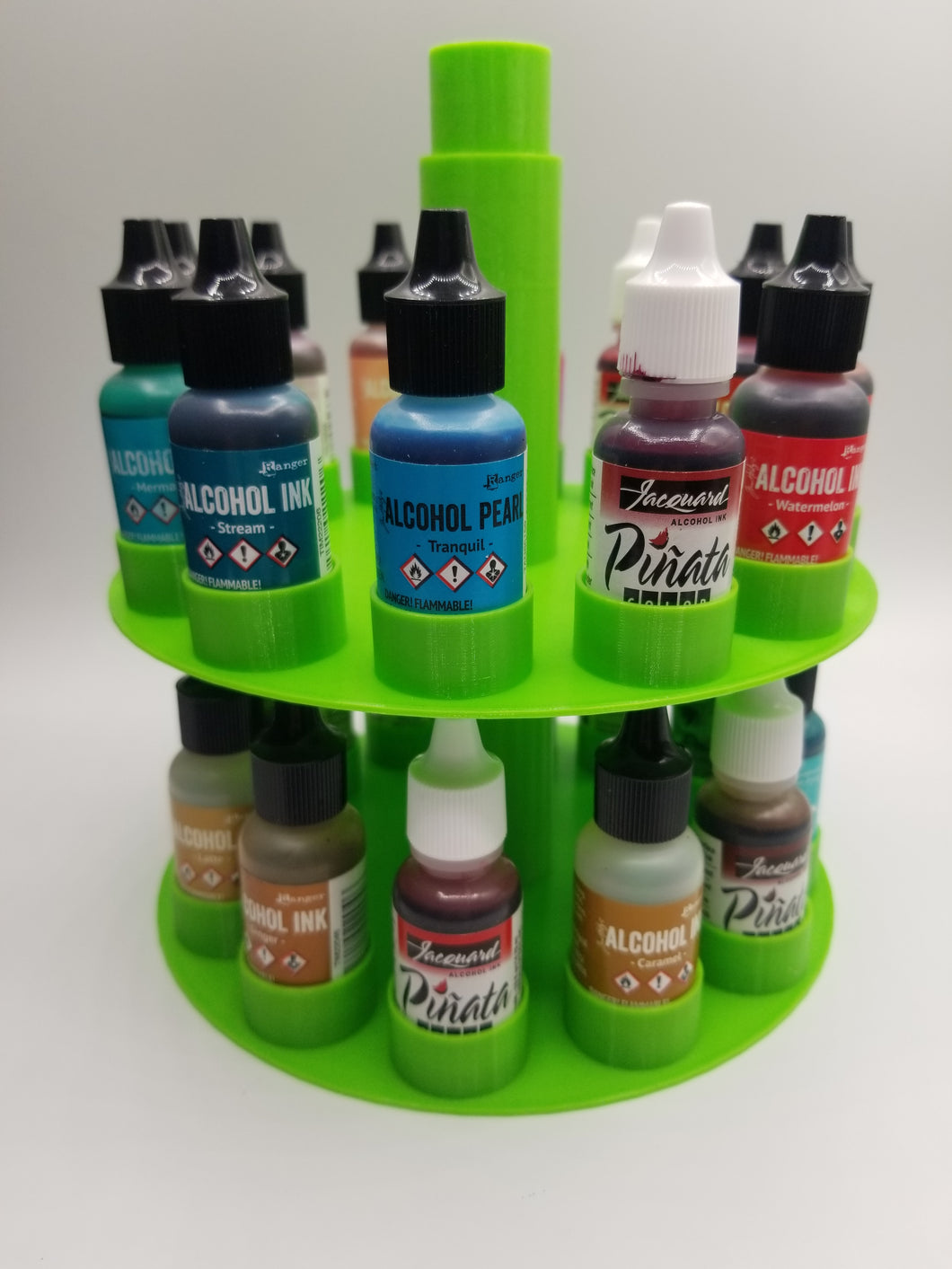 Stackable alcohol ink stands